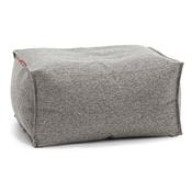 Small Footstool - Interalli Wool Silver