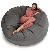 Mega Mammoth Bean Bag Sofa - Interalli Wool Grey image