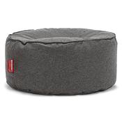 Large Round Pouffe - Interalli Wool Grey image