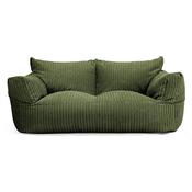Josephine Sofa Bean Bag - Cord Forest Green
