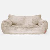 Josephine Sofa Bean Bag - Fluffy Faux Fur Rabbit Golden Brown
