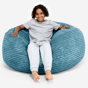 Ultra Comfy Kids Super Sized Bean Bag 6-14 yr - Cord Aegean Blue image