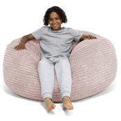 Ultra Comfy Kids Super Sized Bean Bag 6-14 yr - Cord Blush Pink image