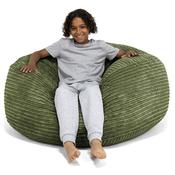Ultra Comfy Kids Super Sized Bean Bag 6-14 yr - Cord Forest Green image