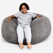 Ultra Comfy Kids Super Sized Bean Bag 6-14 yr - Cord Graphite Grey image