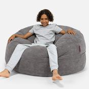Ultra Comfy Kids Super Sized Bean Bag 6-14 yr - Pom Pom Charcoal Grey image