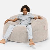 Ultra Comfy Kids Super Sized Bean Bag 6-14 yr - Pom Pom Ivory image