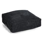 Large Floor Cushion - Cord Black