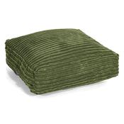 Large Floor Cushion - Cord Forest Green