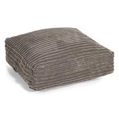 Large Floor Cushion - Cord Graphite Grey