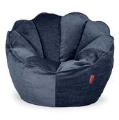 Natalia Sacco Bean Bag Chair - Chenille Navy Blue image