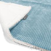 Sherpa Throw / Blanket - Pom Pom Aegean Blue