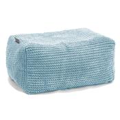 Small Footstool - Pom Pom Aegean Blue image