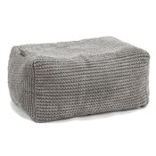 Small Footstool - Pom Pom Charcoal Grey image