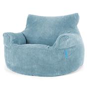 Children's Armchair Bean Bag 3-8 yr - Pom Pom Aegean Blue