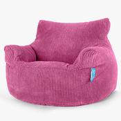 Children's Armchair Bean Bag 3-8 yr - Pom Pom Pink image