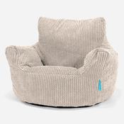 Kids Armchair Bean Bag for Toddlers 1-3 yr - Pom Pom Ivory image