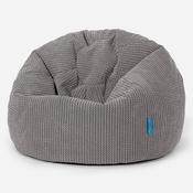 Classic Kids Bean Bag Chair 1-5 yr - Pom Pom Charcoal Grey image