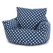 Kids Armchair Bean Bag for Toddlers 1-3 yr - Print Blue Spot