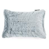 Decorative Rectangular Cushion Cover 35 x 50cm - Fluffy Faux Fur Rabbit Dusty Blue