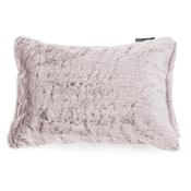 Decorative Rectangular Cushion Cover 35 x 50cm - Fluffy Faux Fur Rabbit Dusty Pink