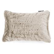 Decorative Rectangular Cushion Cover 35 x 50cm - Fluffy Faux Fur Rabbit Golden Brown