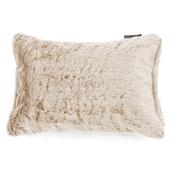 Decorative Rectangular Cushion Cover 35 x 50cm - Fluffy Faux Fur Rabbit White