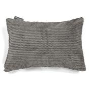 Rectangular Scatter Cushion Cover 35 x 50cm - Pom Pom Charcoal Grey