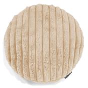 Round Scatter Cushion Cover 50cm - Ultra Plush Cord Peach image