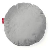 Round Throw Pillow Cover 50cm - Velvet Silver image