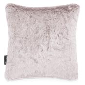 Decorative Cushion Cover 47 x 47cm - Fluffy Faux Fur Rabbit Dusty Pink