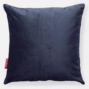 Throw Pillow Cover 47 x 47cm - Velvet Midnight Blue