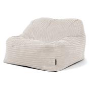 Sloucher Bean Bag Chair - Cord Ivory