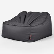 Sloucher Bean Bag Chair - Vegan Leather Black image