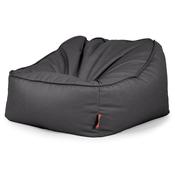 Sloucher Bean Bag Chair - Vegan Leather Black image