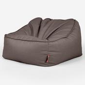 Sloucher Bean Bag Chair - Vegan Leather Chocolate image