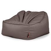 Sloucher Bean Bag Chair - Vegan Leather Chocolate image