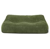 Sloucher Bean Bag Sofa - Cord Forest Green image