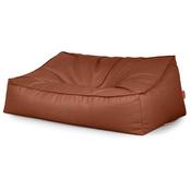 Sloucher Bean Bag Sofa - Vegan Leather Chestnut image