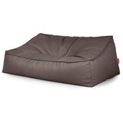 Sloucher Bean Bag Sofa - Vegan Leather Chocolate image