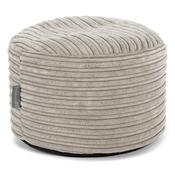 Small Round Footstool - Cord Mink