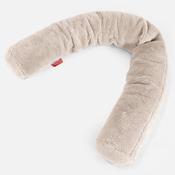 XXL Cuddle Cushion - Teddy Faux Fur Mink