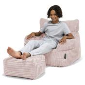 Teens Bean Bag Armchair 6-14 yr - Cord Blush Pink