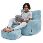 Teens Bean Bag Armchair 6-14 yr - Pom Pom Aegean Blue image