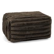 Small Footstool - Ultra Plush Cord Sable image