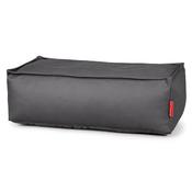 Large Footstool - Vegan Leather Black