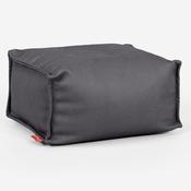 Small Footstool - Vegan Leather Black