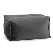 Small Footstool - Velvet Graphite Grey