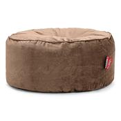Large Round Pouffe - Velvet Espresso image