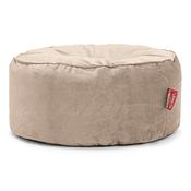 Large Round Pouffe - Velvet Mink image